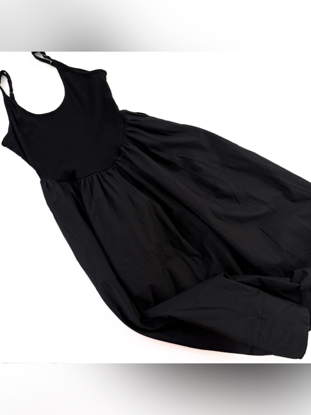 Free People Dress Womens Small Dylan Black Midi - Picture 2 of 11